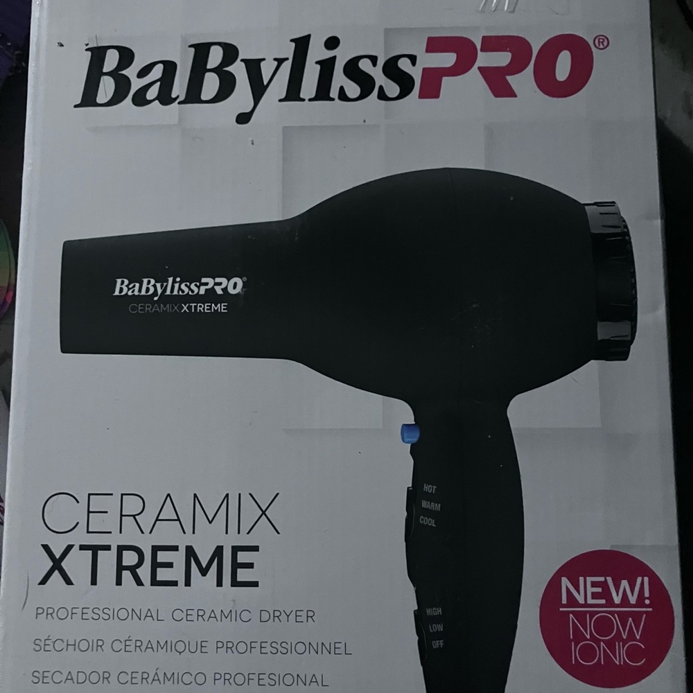 BaByliss Black Professional Hair Dryer